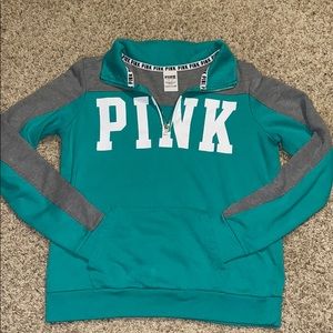 Pink 1/4 Zip Pullover